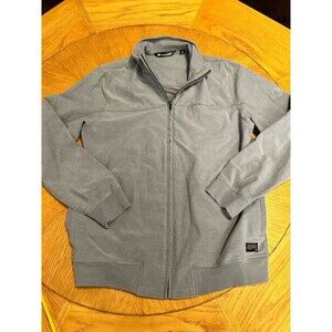 Travis Mathew "The Darkness Full Zip Jacket Mens Medium Gray  Golf Windbreaker